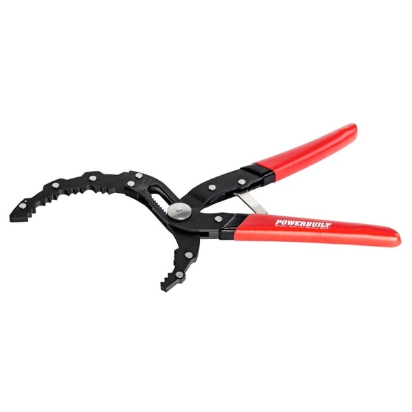 Powerbuilt Self-Adjust Oil Filter Wrench Pliers Fits 2-1/4" to 4-3/4" - 942068