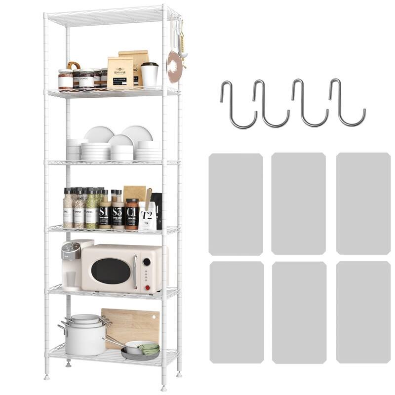 5-Shelving Unit, Adjustable Wire Shelving