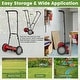 preview thumbnail 8 of 19, Costway 16" Push Lawn Mower with 5-Blade 6.9 Gallon Removable Grass - See Details