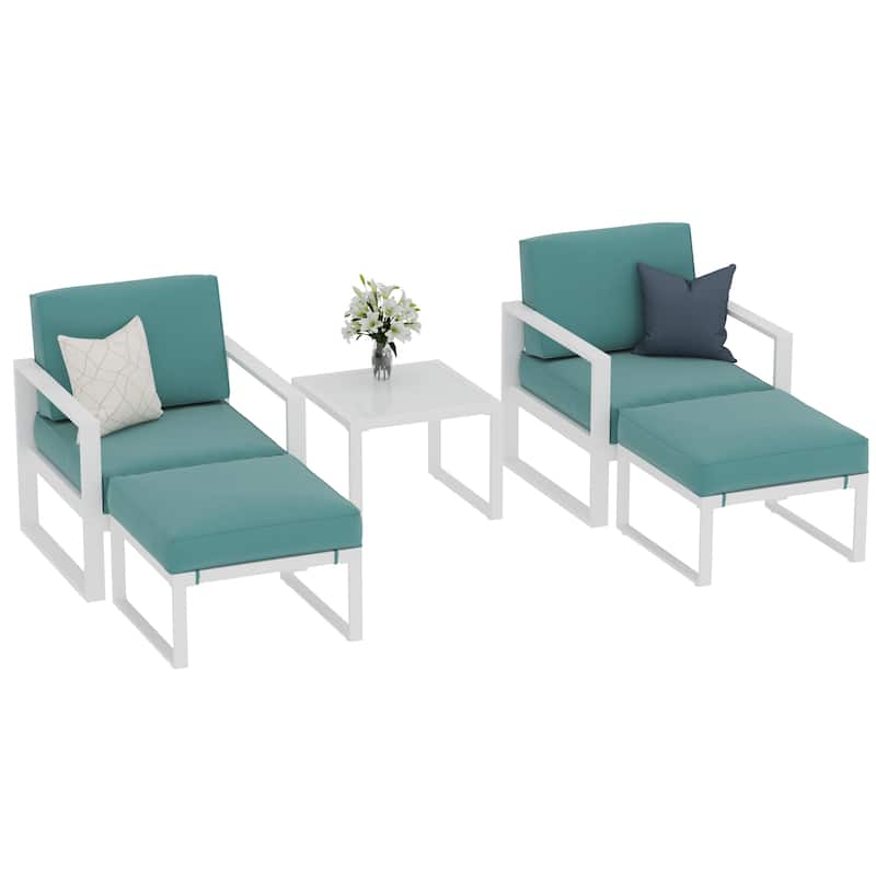 Royalcraft 5-Piece Aluminum Patio Conversation Set