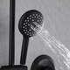 preview thumbnail 37 of 44, Modland 5-Spray Shower System - 10" Rainfall, Pressure Balance Valve, Matte Black/Gold/Nickel