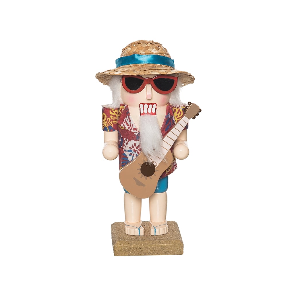 Nutcracker W/Guitar Figurine