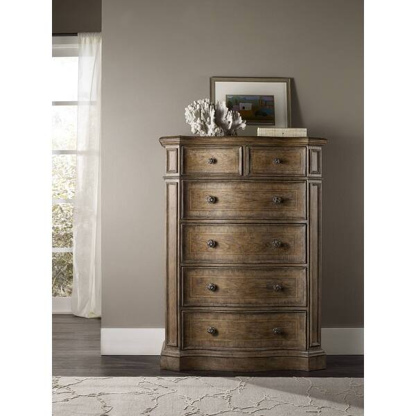 Shop Hooker Furniture 5291 90010 42 Wide 6 Drawer Poplar Wood