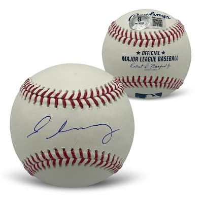Cristopher Sanchez Philadelphia Phillies Autographed MLB Signed Baseball Beckett COA With UV Display Case - 8' x 11'
