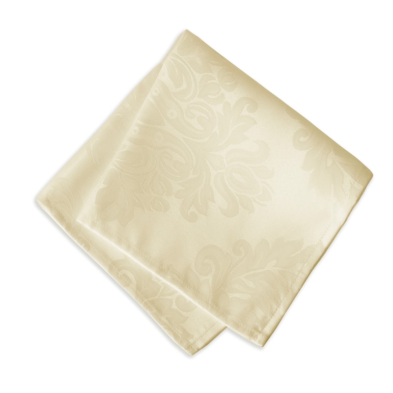 Elrene Barcelona Damask Fabric Napkins (Set of 4) - 17" w x 17" l