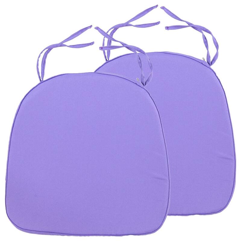 Memory Foam 15" U-Shaped Indoor Outdoor Dining Chair Pad Cushion for Kitchen Patio Garden (Set of 1, 2, 4 or 8)