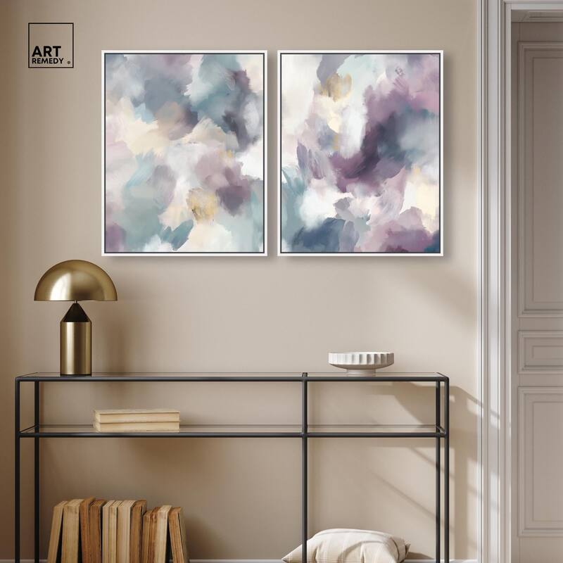 Golden Reflections Canvas Set of 2 by Art Remedy