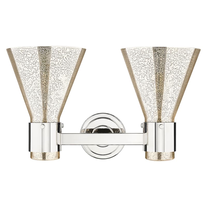 Innovations Lighting 464-2W-G464C-7ME Lawton Cone 2 Light 16" Wide