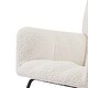 preview thumbnail 15 of 16, Upholstered Lounge Chair Rocking Chair with High Backrest, for Nursing Baby, Reading