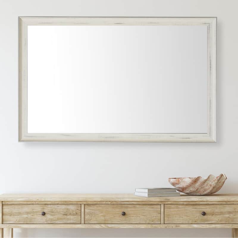 Frame My Mirror White Framed Wall Mirror, Warren Design