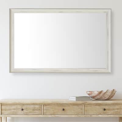 Frame My Mirror White Framed Wall Mirror, Warren Design