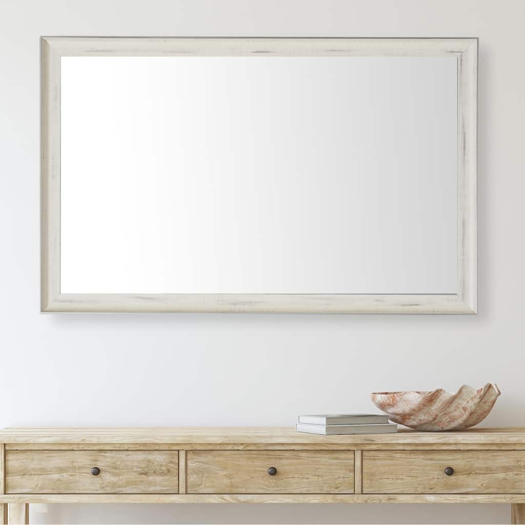 Frame My Mirror White Framed Wall Mirror, Warren Design