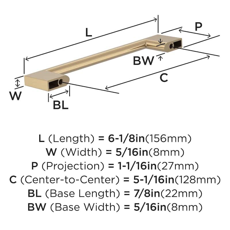 Amerock Cityscape Cabinet or Furniture Pull