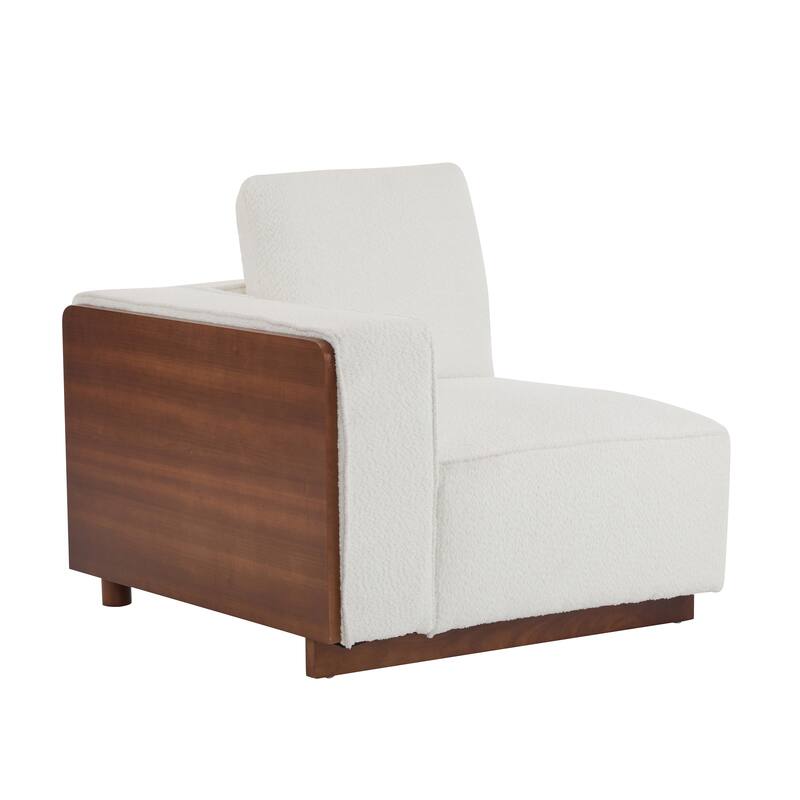 Christopher Knight Home Beige 102" Sectional Modular Sofa with Ottoman
