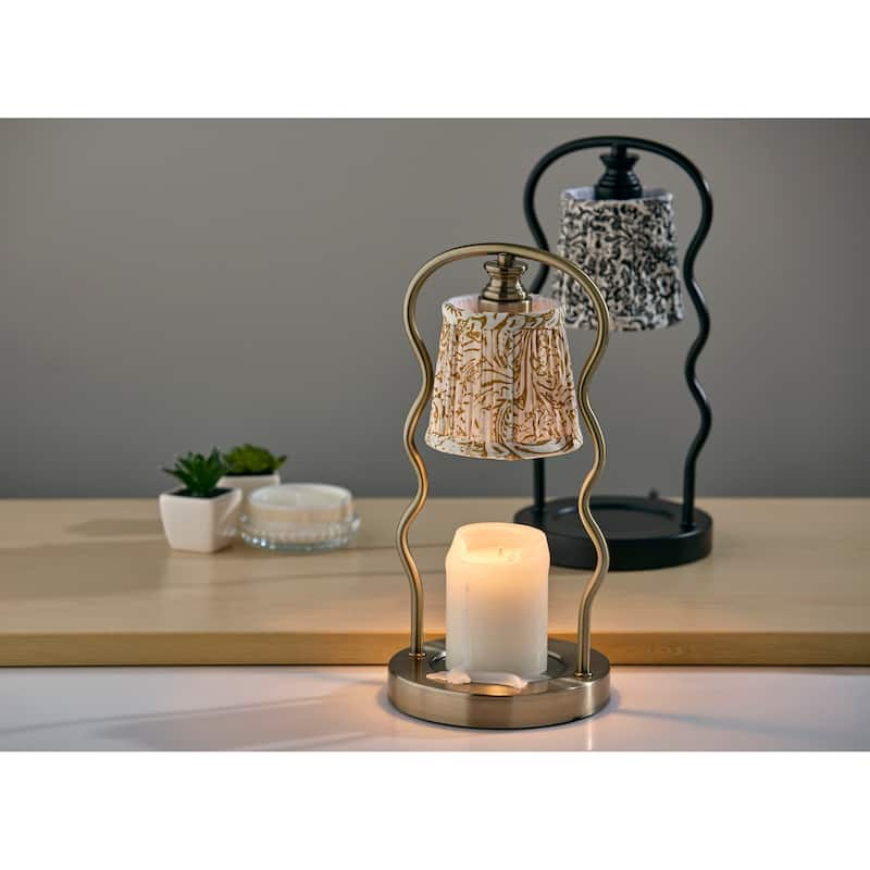 Twirl Candlewarmer Lamp with Timer - Dimmable Wax Melt Heater, 3 Lighting Modes & Auto Shutoff