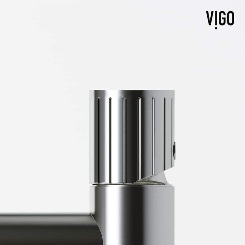 VIGO Ashford 11" H Single Handle Single Hole Vessel Bathroom Faucet