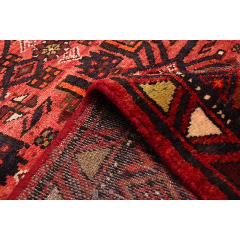 ECARPETGALLERY Hand-knotted Andelz Red Wool Rug - 4'4 x 7'0