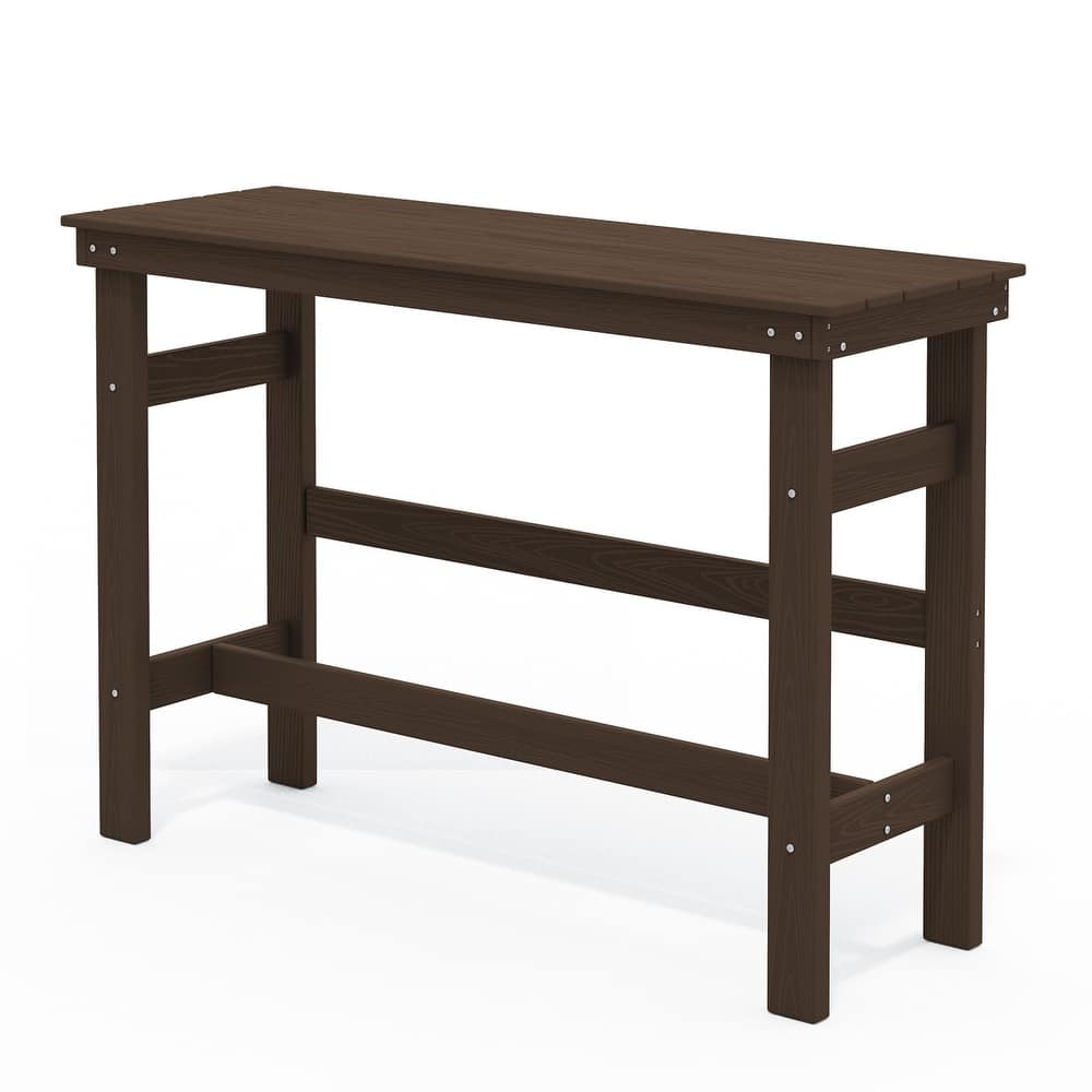 40-inch Outdoor Patio HDPE Pub Bar Table, Balcony Table