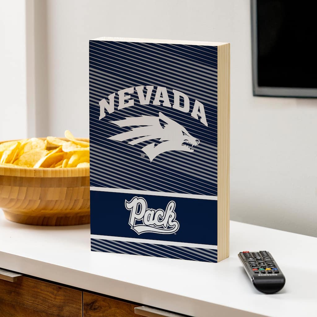 University of Nevada Wooden Tabletop Mantel Shelf Sign