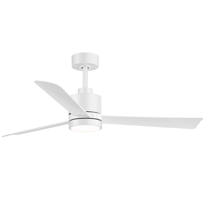 52 in. Integrated LED Indoor Ceiling Fan with Light and Remote Control Included