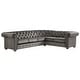preview thumbnail 11 of 15, Knightsbridge Chesterfield Sectional by iNSPIRE Q Artisan