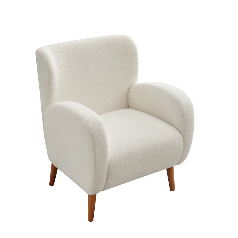 Laro Modern Fabric Accent Chair with Wing Back by Christopher Knight Home
