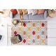preview thumbnail 17 of 30, Pass Hand-Tufted Retro Geometric Wool Rug (7'6 x 9'6) 7'6" x 9'6" - Red