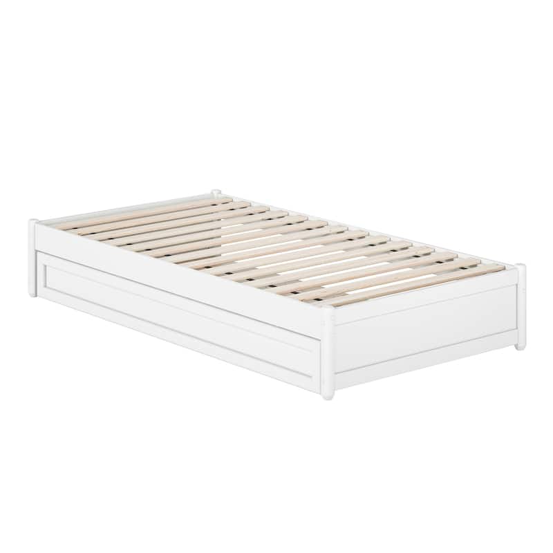 Barcelona Panel Platform Bed with Twin Trundle