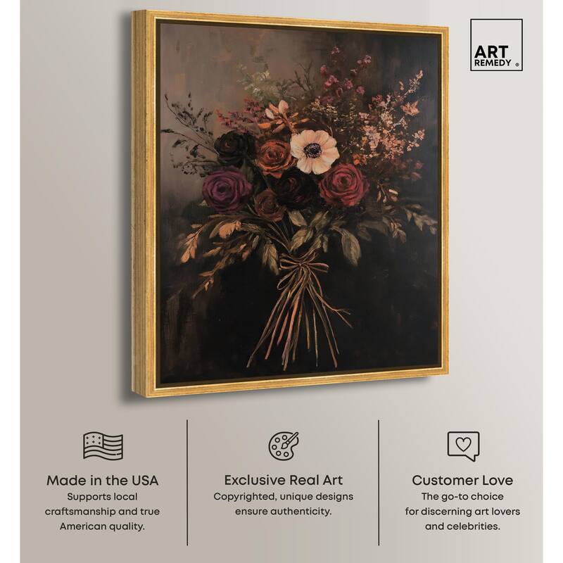 Smoldering Bouquet II Canvas by Art Remedy