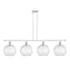 Option White and Polished Chrome / Clear Water Glass
