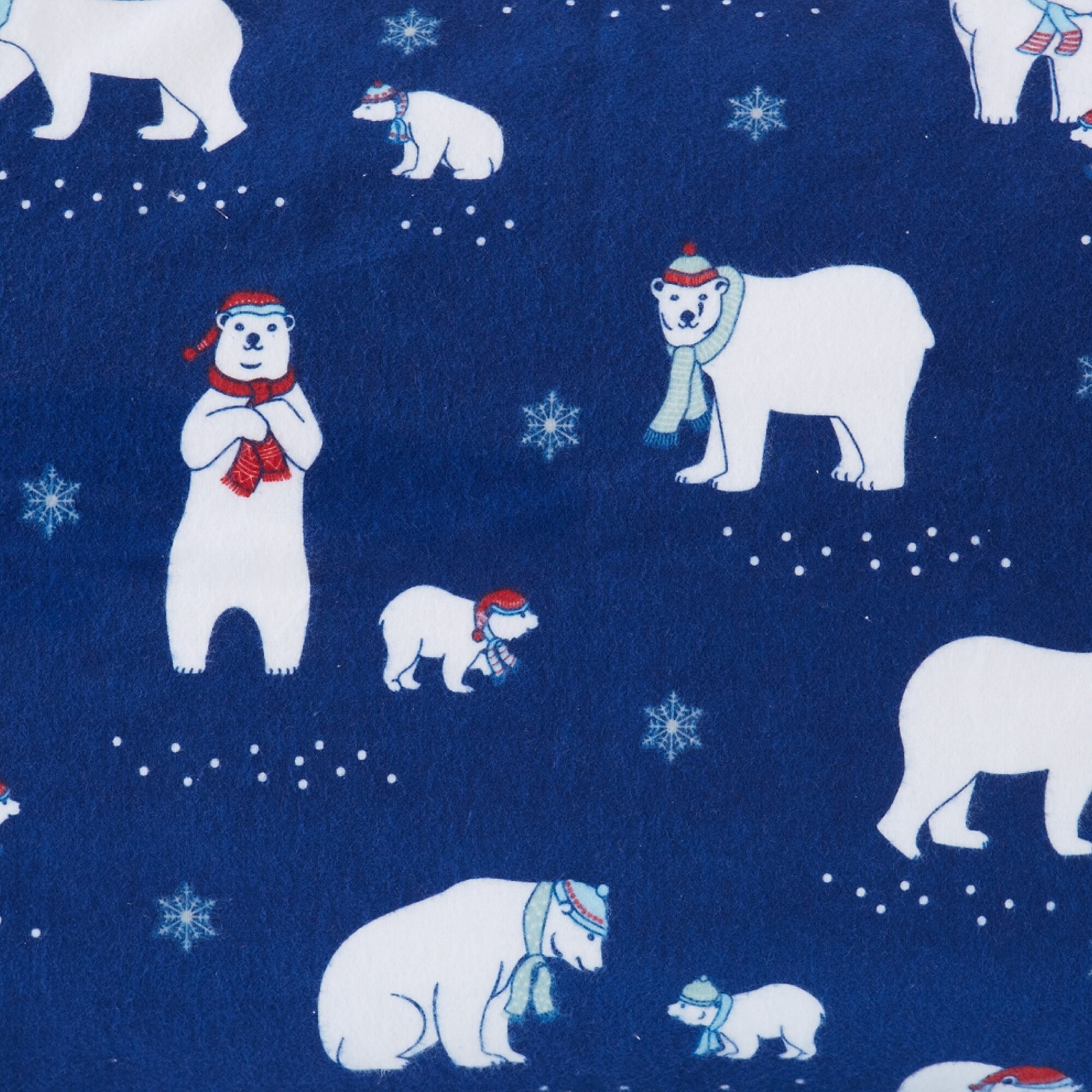 All Cotton Flannel Polar Bear Penguin Deer Christmas Tree on Mint Green Background Bella Lux Christmas Animals Flannel Sheet Set Twin Size
