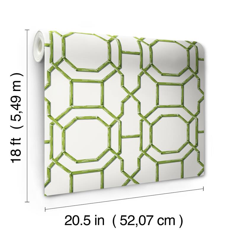 NuWallpaper Sanya Green Peel and Stick Wallpaper - N/A