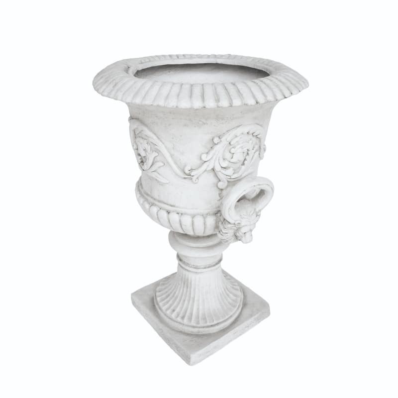 Adonis Roman Botanical Lightweight Concrete Chalice Garden Urn Planter by Christopher Knight Home
