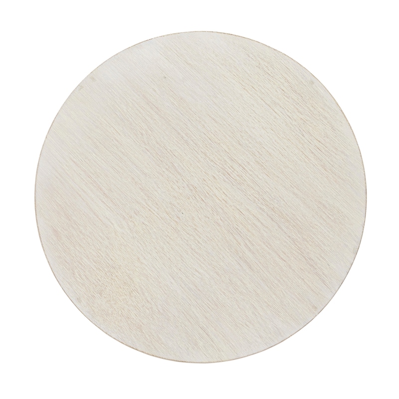 Christie Wood Round Side Table by East at Main - 22x22x22