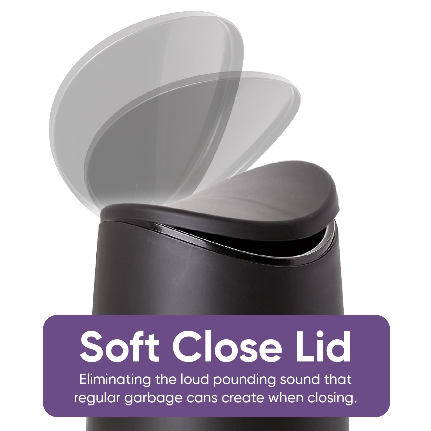 Superio Mini 3 L Step-on Trash Can with Lid - N/A-image