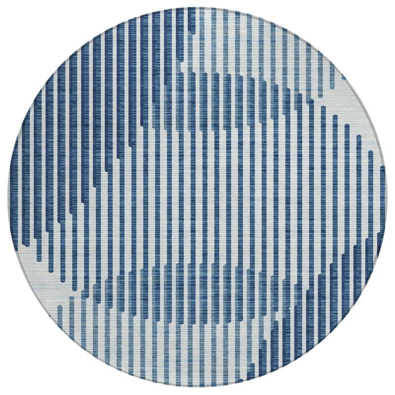 HomeRoots Geometric Transitional Rectangle Outdoor Rug