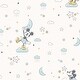 preview thumbnail 5 of 3, Lambs & Ivy Disney Baby Moonlight Mickey Mouse Fitted Crib Sheet - White