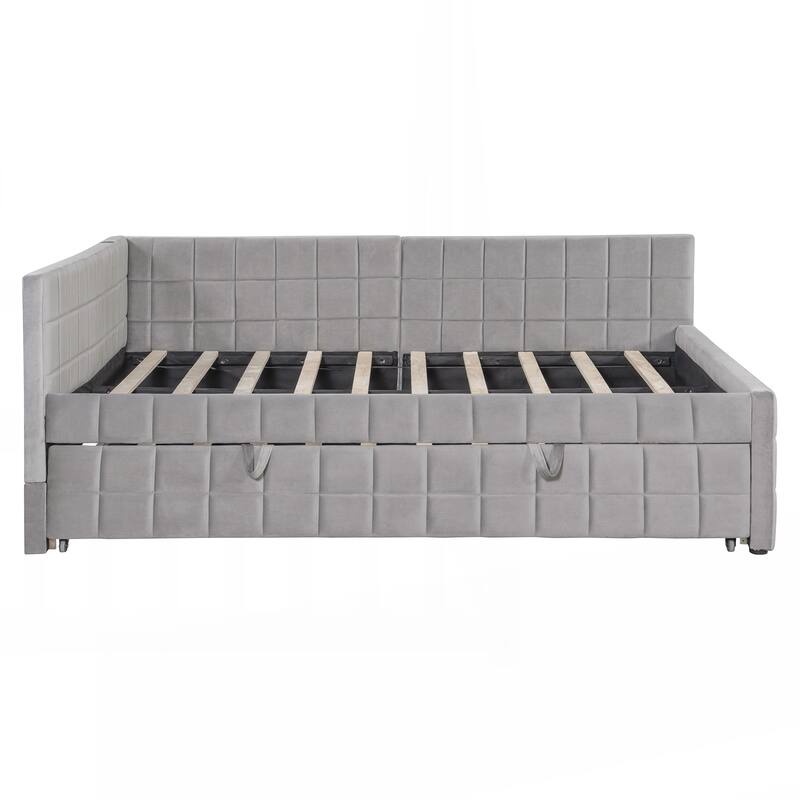 Full Size Upholstered L-Shaped Upholstered Daybed