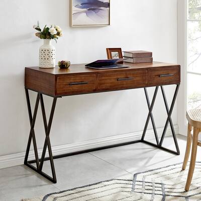 FirsTime & Co. Kona Webster Geometric Desk, Wood