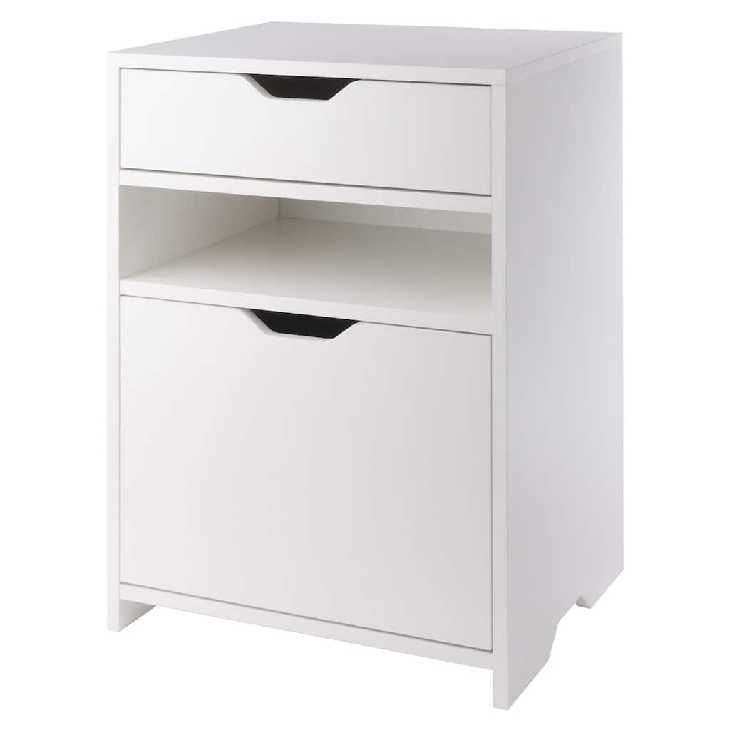 Filing Storage Cabinet with Drawer - 26.25" - White