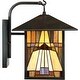 preview thumbnail 3 of 1, Inglenook 1-Light Outdoor Wall Lantern in Valiant Bronze