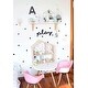 preview thumbnail 9 of 15, Set of 2 Modern Kids Toddler Size Molded Plastic Armchair With Arma Seat for Children's Room Natural Wood Eiffel Legs