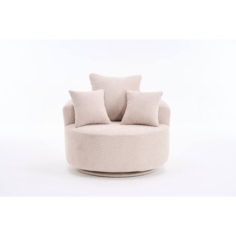 Single Seat Full Sponge Compression Swivel Chair Single Sofa