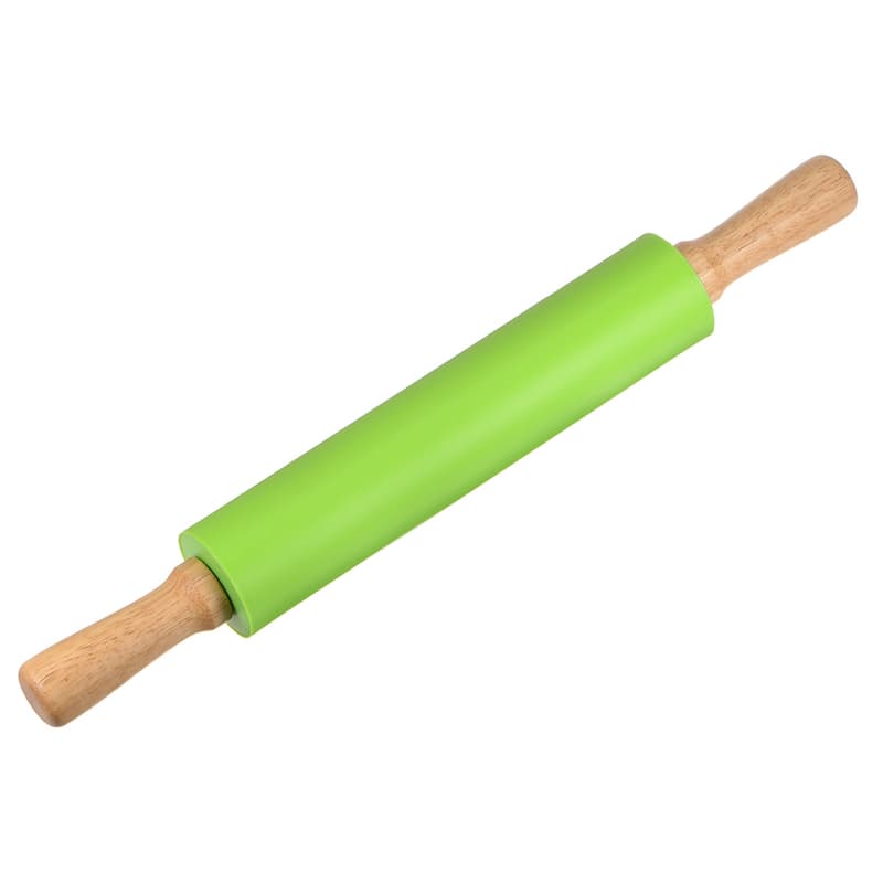 Silicone Rolling Pins for Baking 43cm x 5.2cm Green