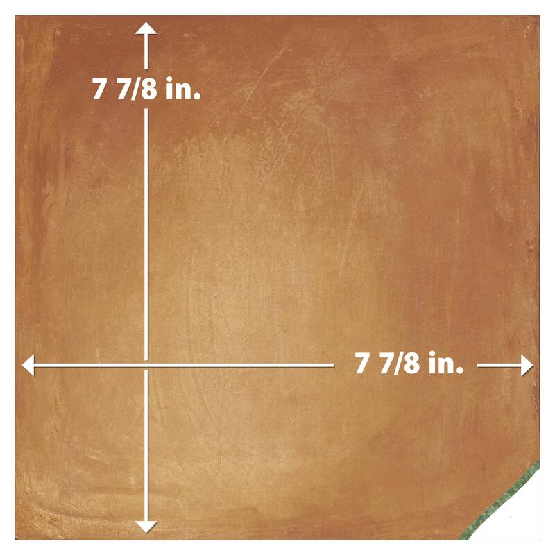 Merola Tile Sentier des Ocres Coin Green 7-7/8" x 7-7/8" Porcelain Floor and Wall Tile