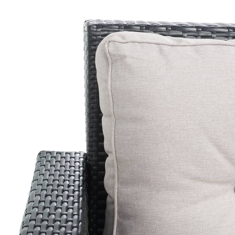 SAFAVIEH Outdoor Living Lorma 4-Piece Patio Set - 55"W x 32"D x 33"H