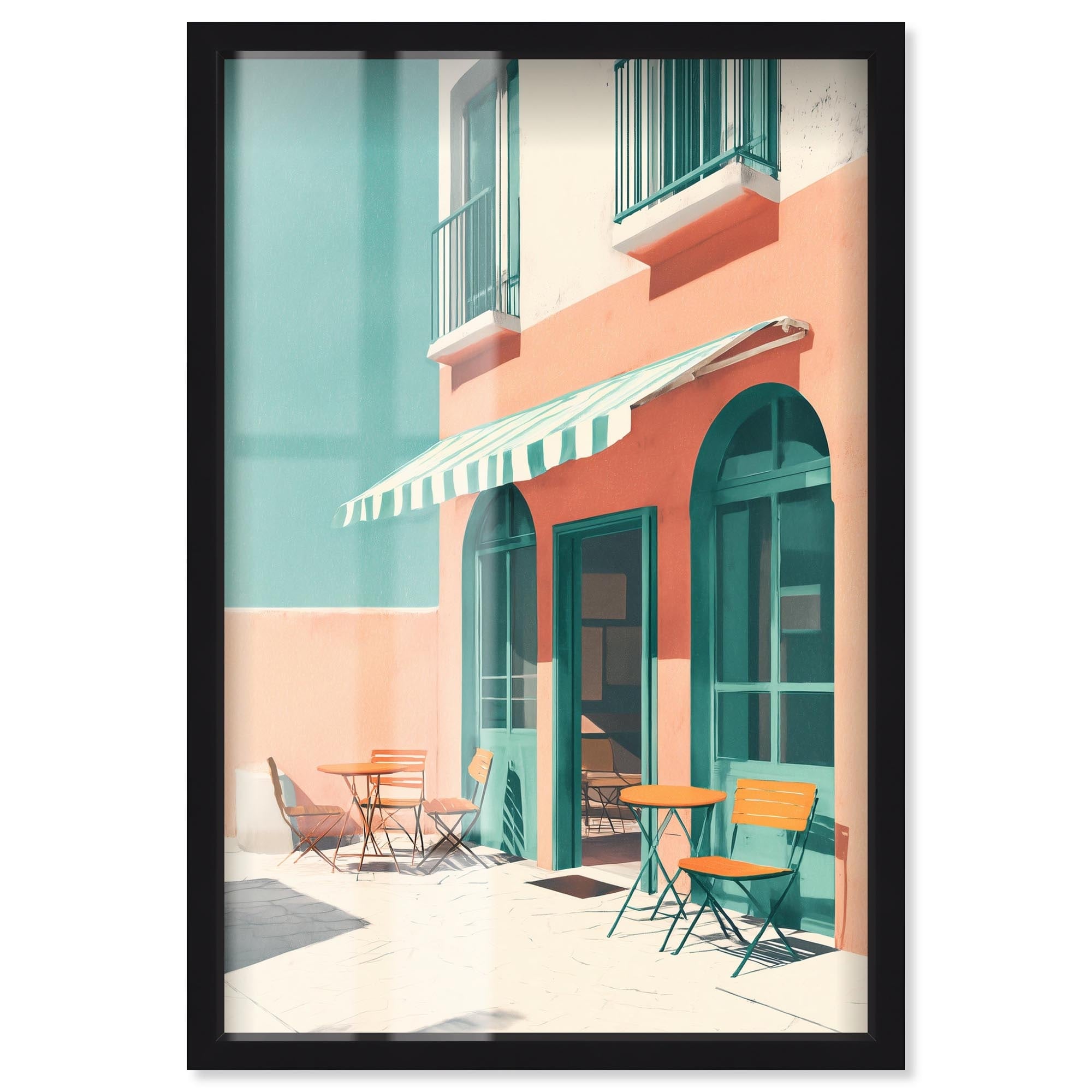 Time for a Stop Coastal Wall Art Shadowbox Print by Art Remedy