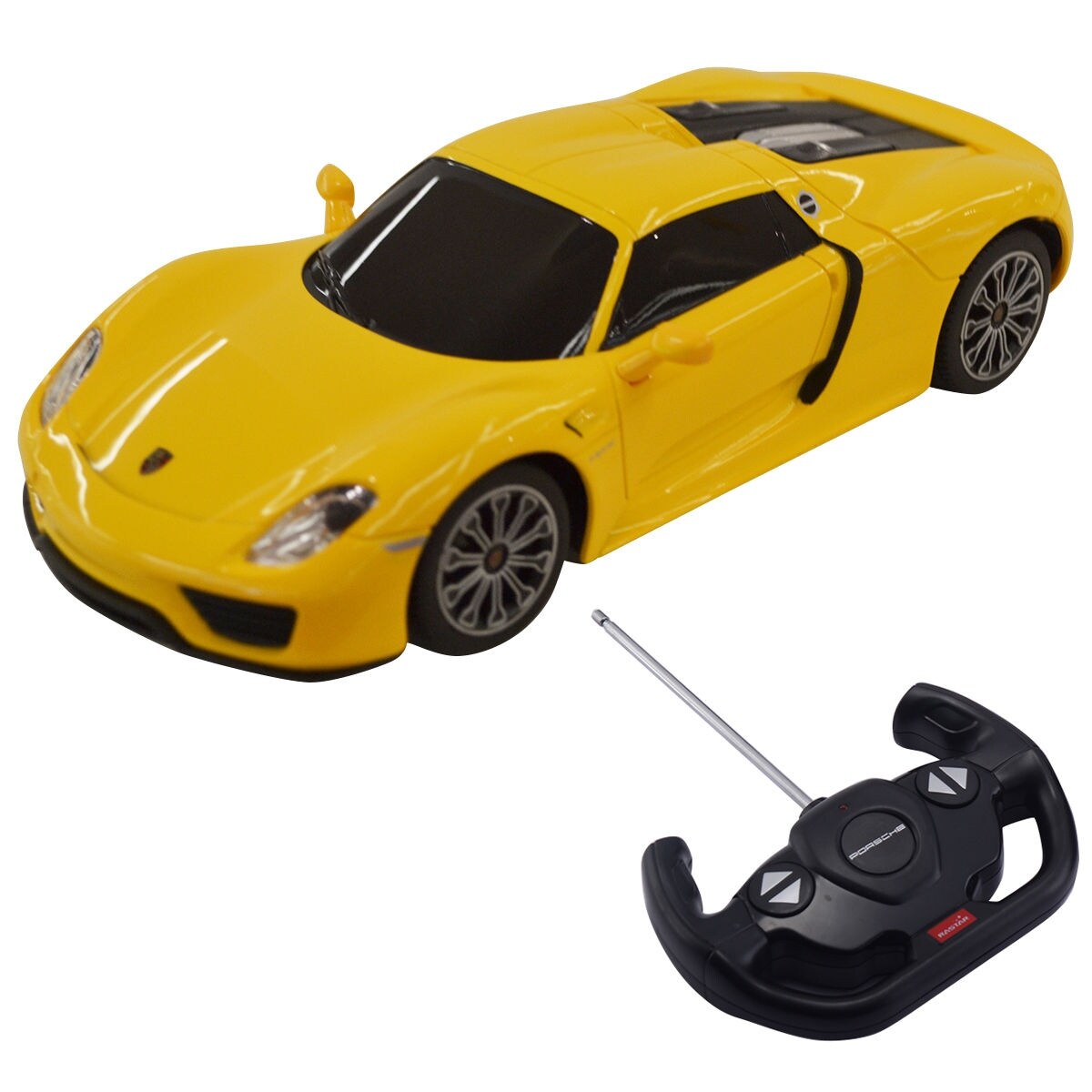 remote control yellow car