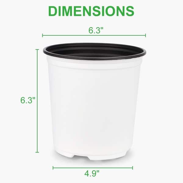 24 Packs 0.7 Gallon Flexible Nursery Pot Flower Pots - Bed Bath & Beyond -  37515391
