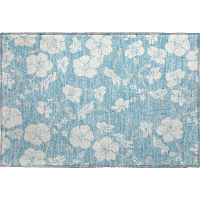 Premium Washable Super Soft Modern Floral Mayfield Rug